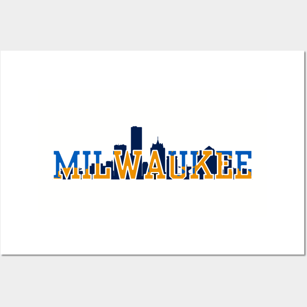 Milwaukee Skyline Wall Art by zsonn